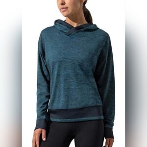 Mondetta Women's Performance Luxury Pullover Hoodie Teal Size Small V-1006